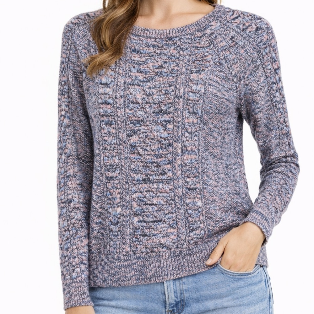 GAP Marled Cableknit Sweater